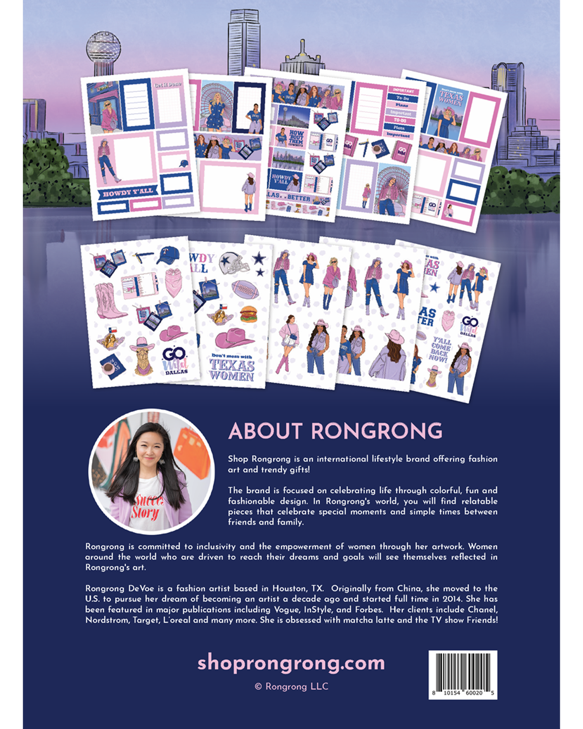 Shop Rongrong Dallas Planner Sticker Pack 