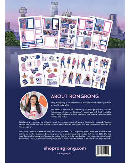 Shop Rongrong Dallas Planner Sticker Pack 