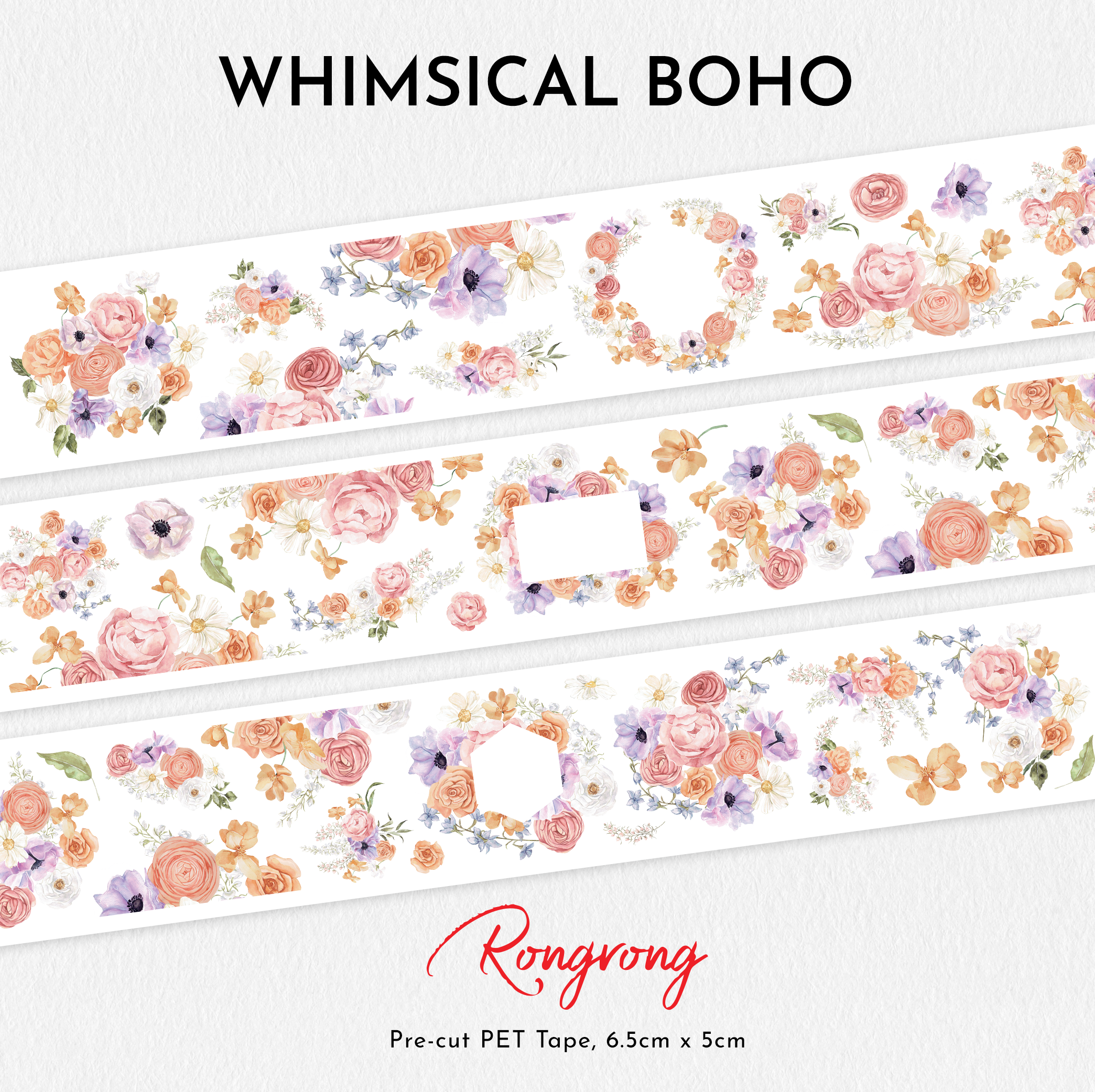 Shop Rongrong Whimsical Boho PET Tape