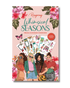 Whimsical Seasonal Sticker Book cover featuring colorful seasonal illustrations and playful designs.