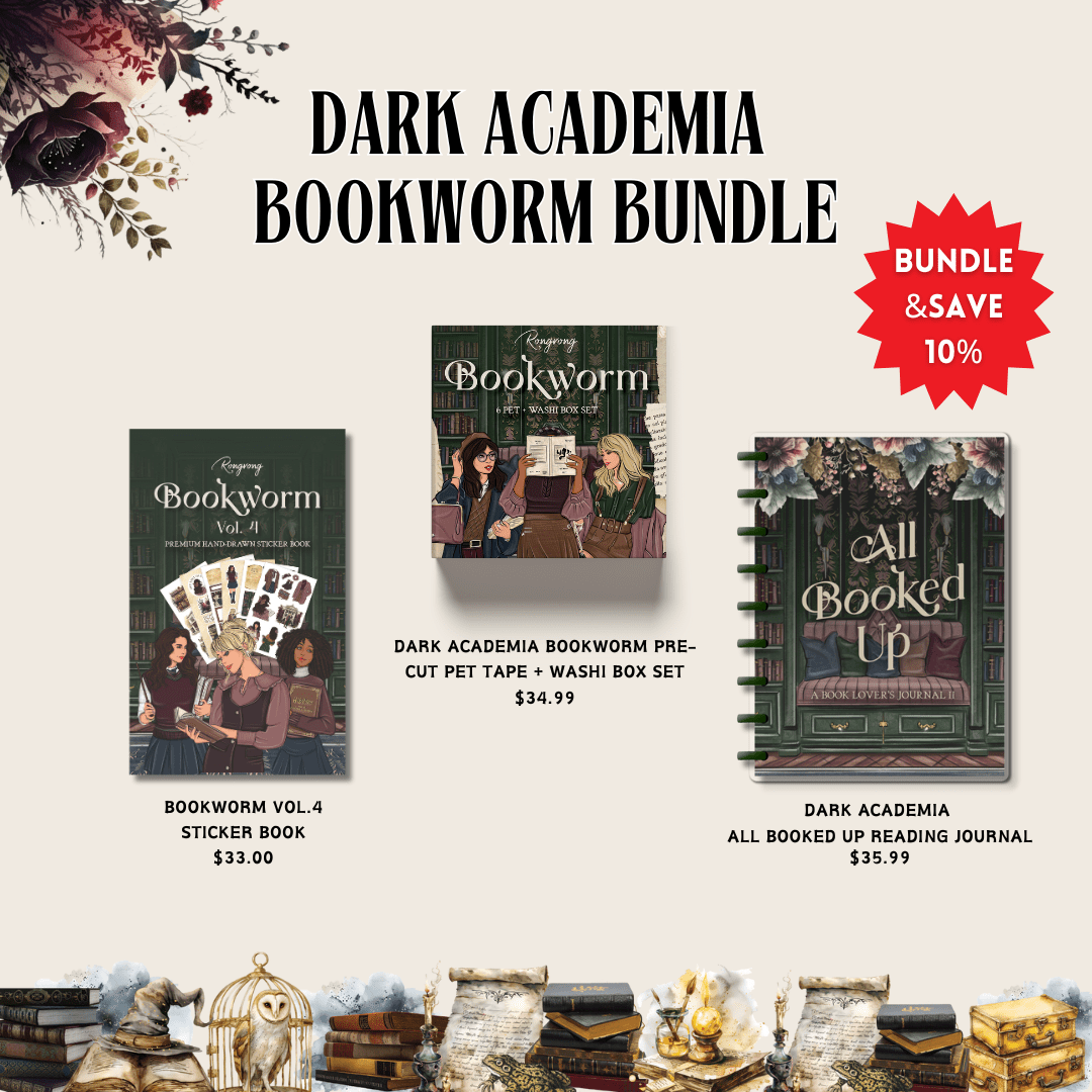 Dark Academia Bookworm Bundle Instagram Post