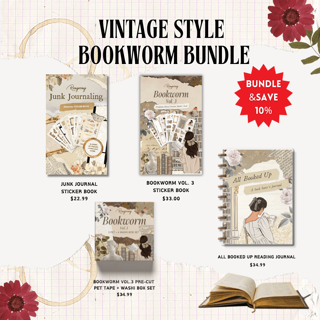 Vintage Style Bookworm Bundle