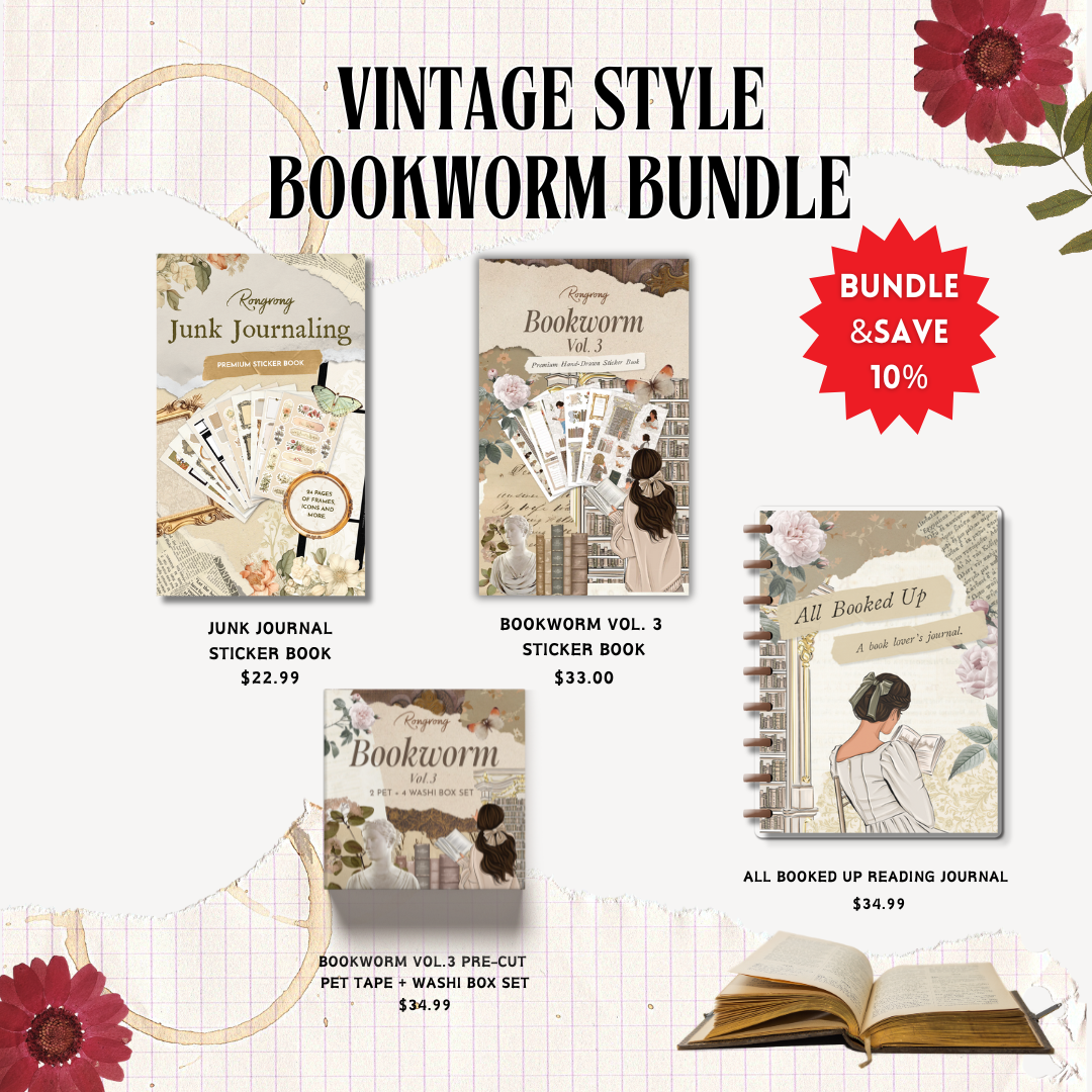 Vintage Style Bookworm Bundle