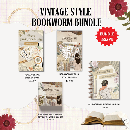 Vintage Style Bookworm Bundle