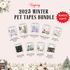 2025 Holiday/Winter Pre-cut PET Tapes Bundle