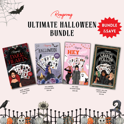 Ultimate Halloween Sticker Book Bundle