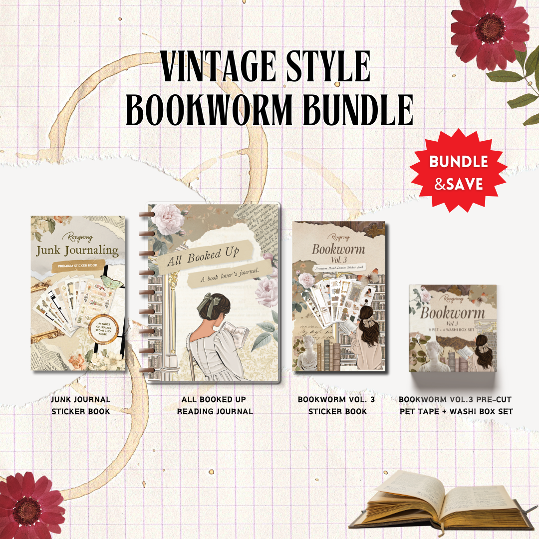 Vintage Style Bookworm Bundle