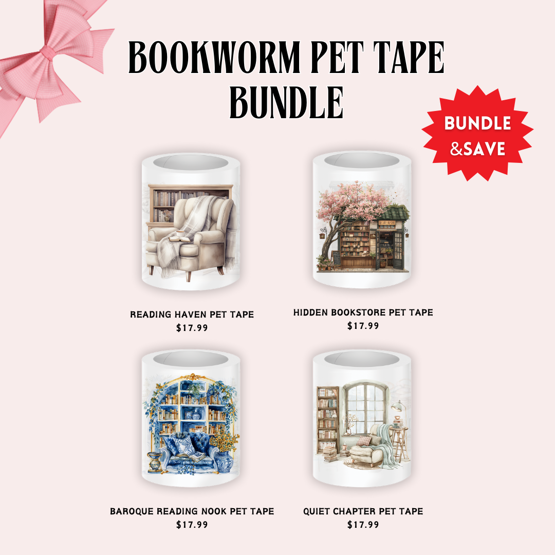 Bookworm PET Tapes Bundle