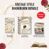Vintage Style Bookworm Bundle