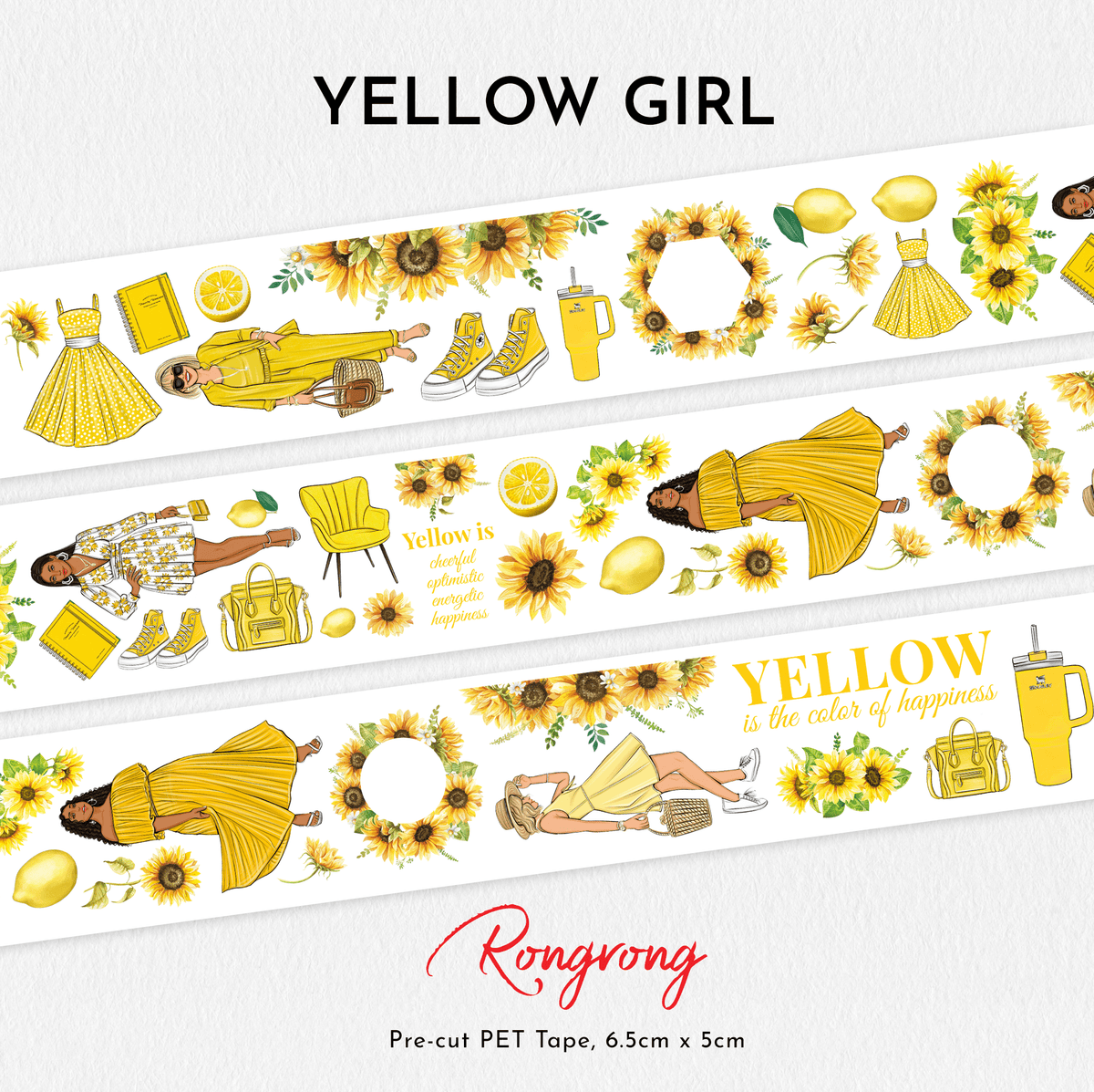 Yellow Girl PET Tape