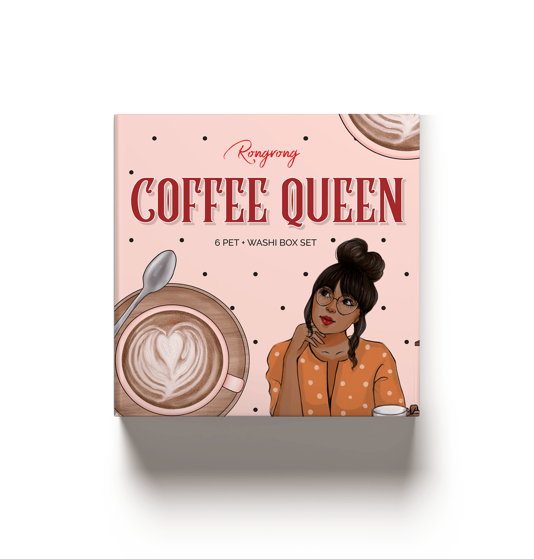 Coffee Queen PET Tape + Washi Box Set
