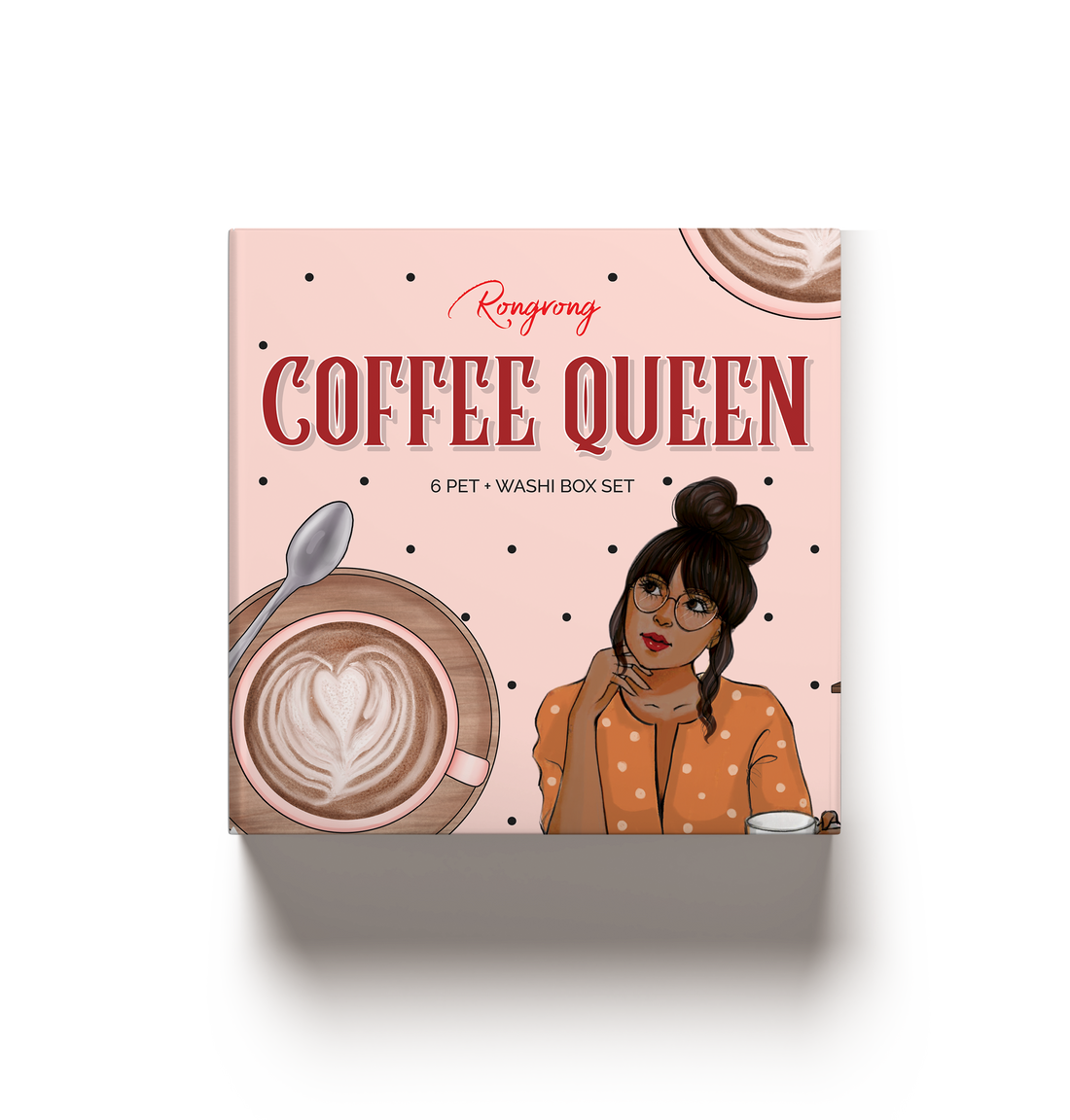 Coffee Queen PET Tape + Washi Box Set