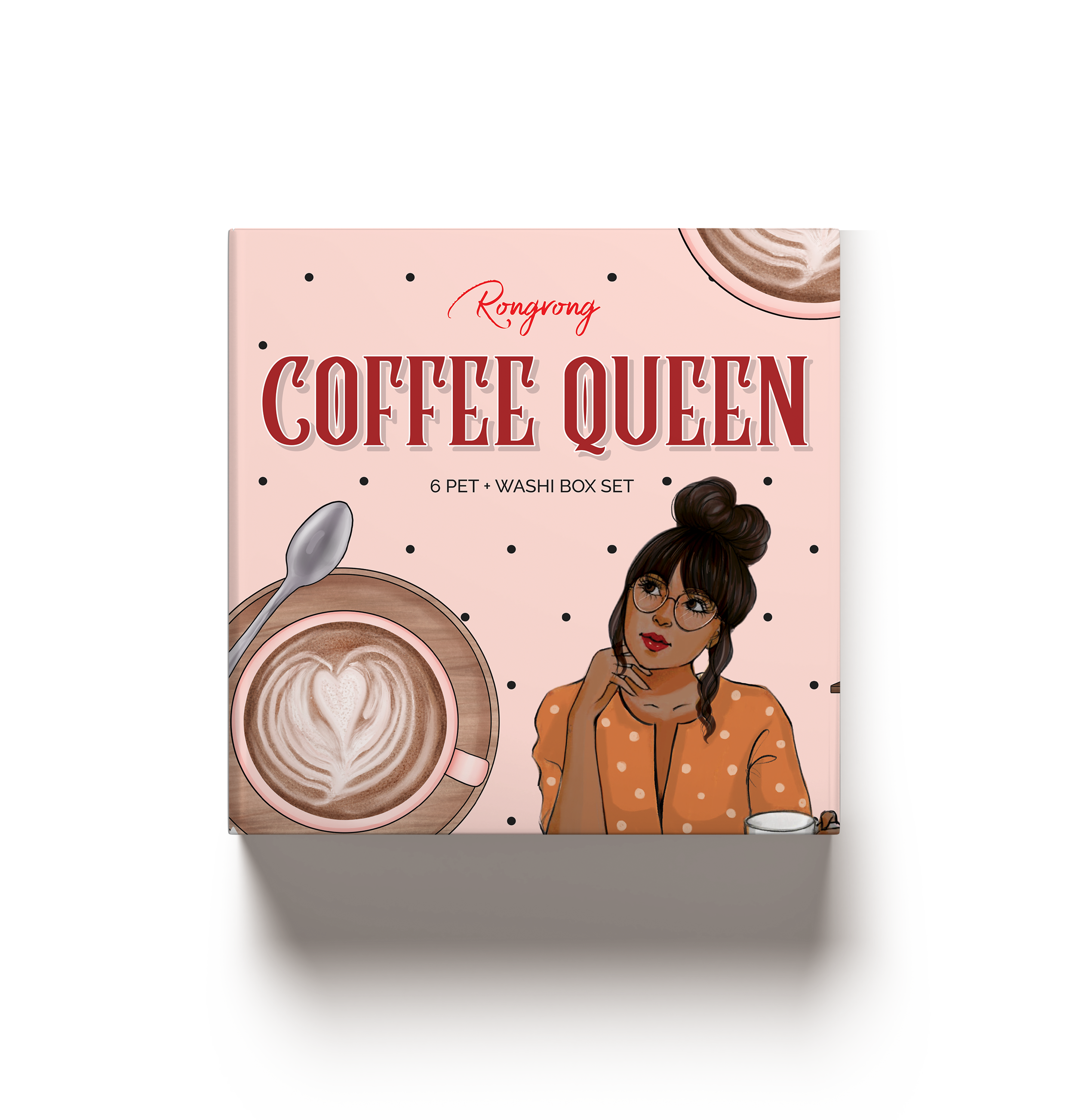 Coffee Queen PET Tape + Washi Box Set