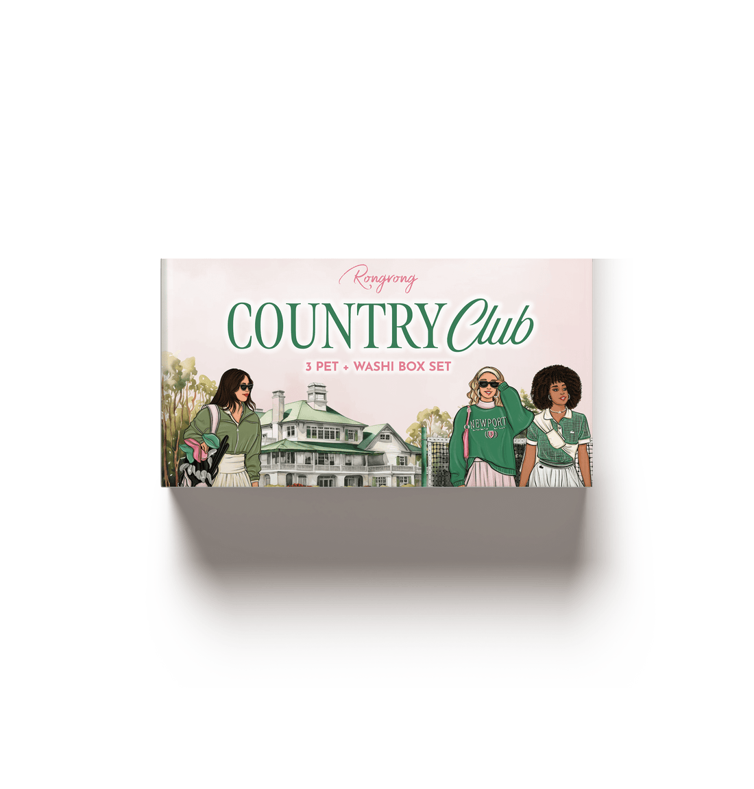 Country Club PET Tape + Washi Box Set