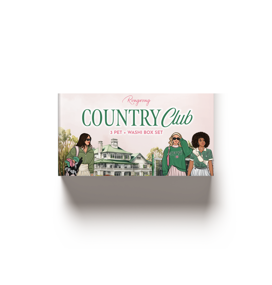 Country Club PET Tape + Washi Box Set