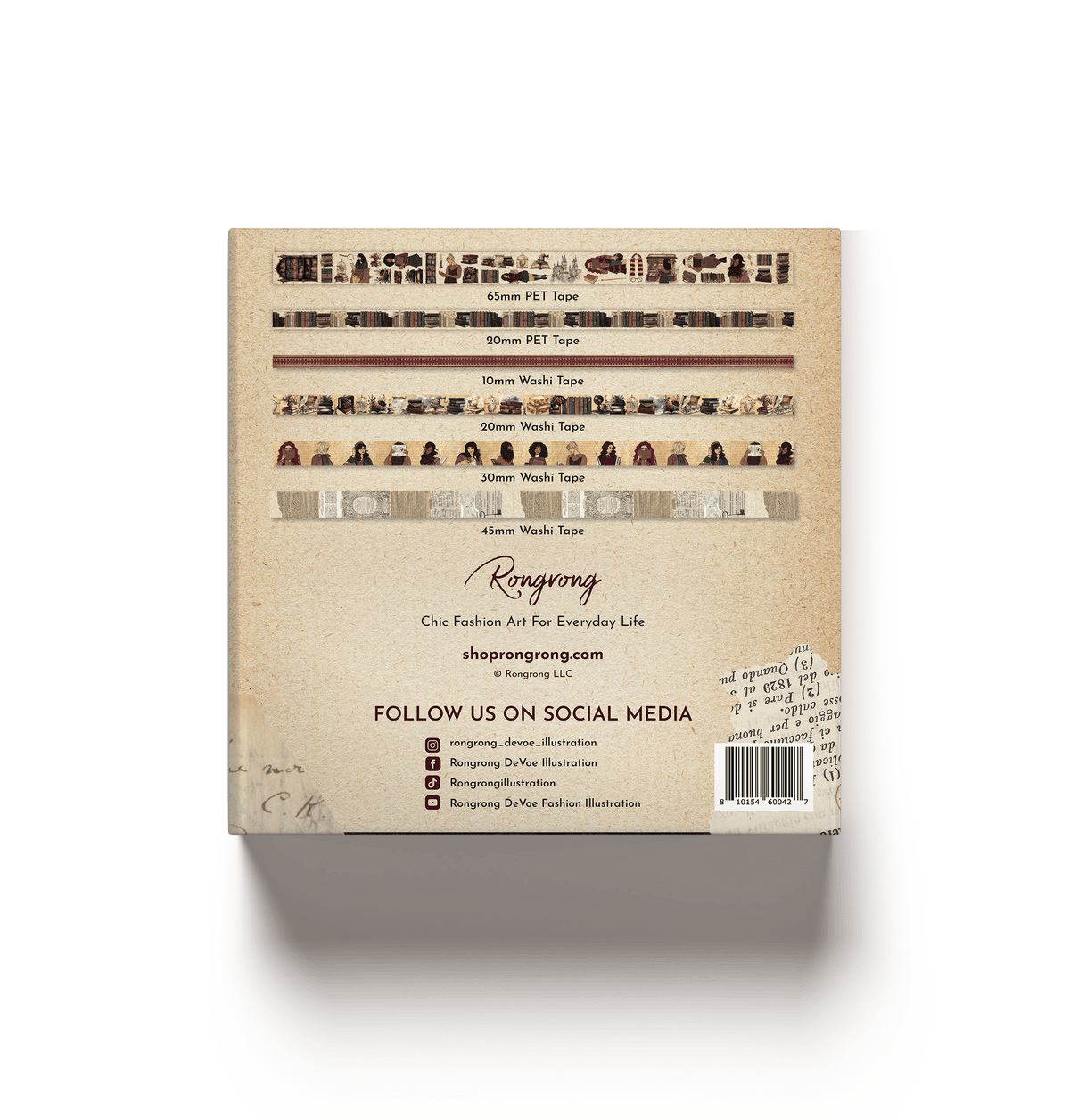 Shop Rongrong Bookworm 6 PET + Washi Box Set