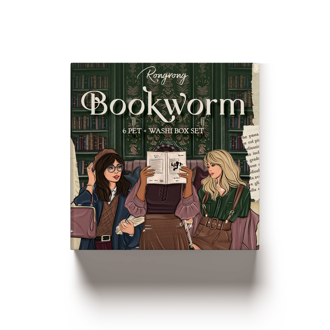 Shop Rongrong Bookworm 6 PET + Washi Box Set