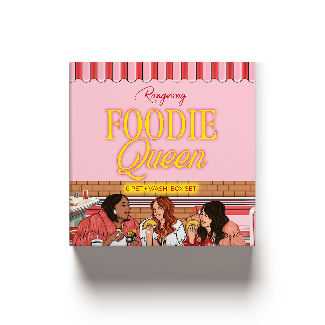 Foodie Queen PET Tape + Washi Box Set