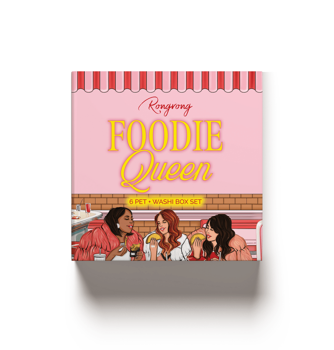 Foodie Queen PET Tape + Washi Box Set