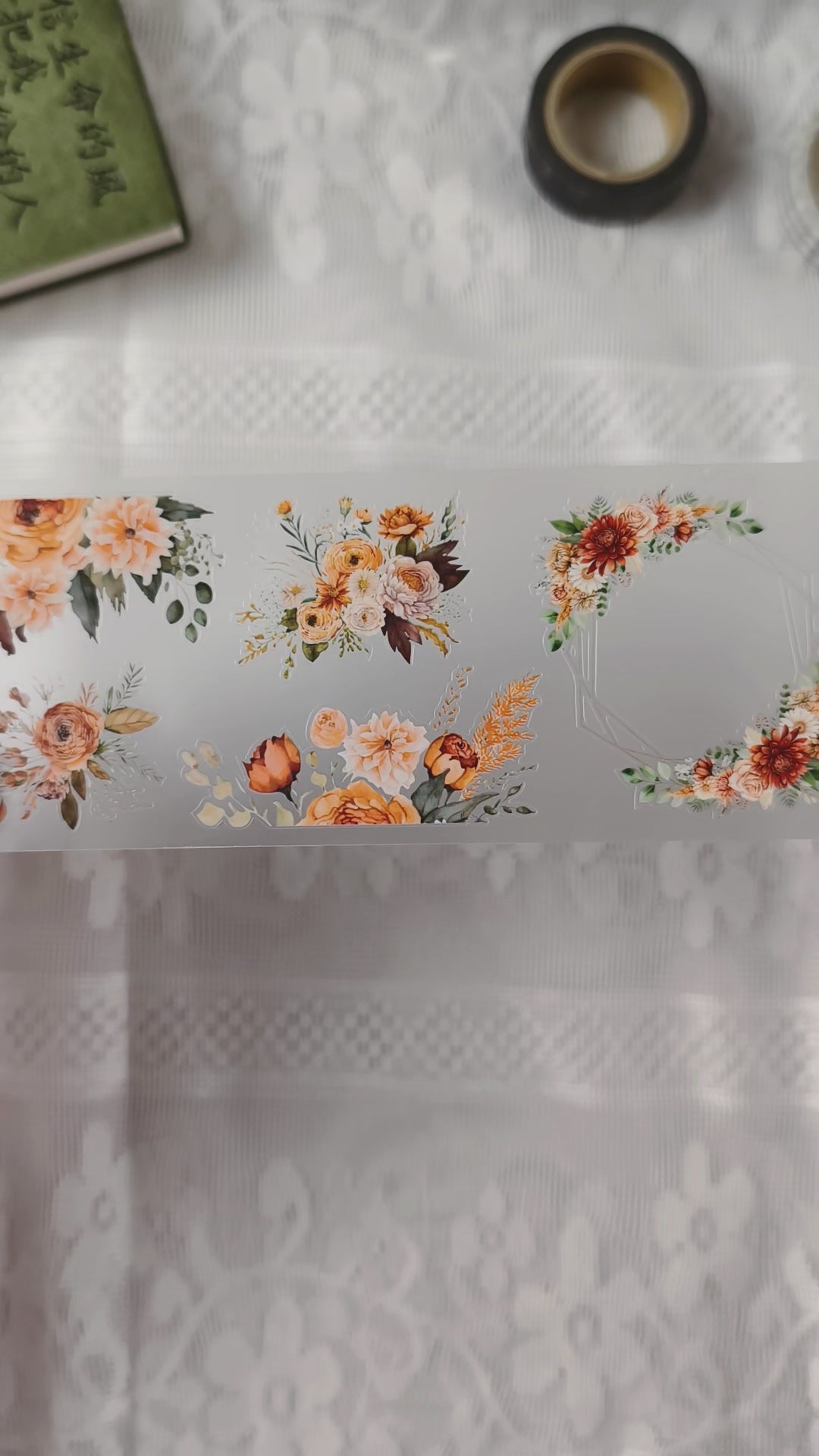 Rustic Bloom Pre-cut PET Tape Product Video