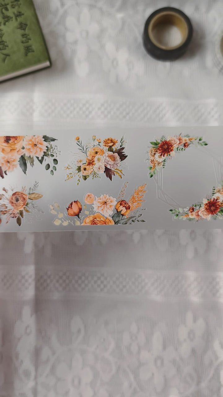 Rustic Bloom Pre-cut PET Tape Product Video