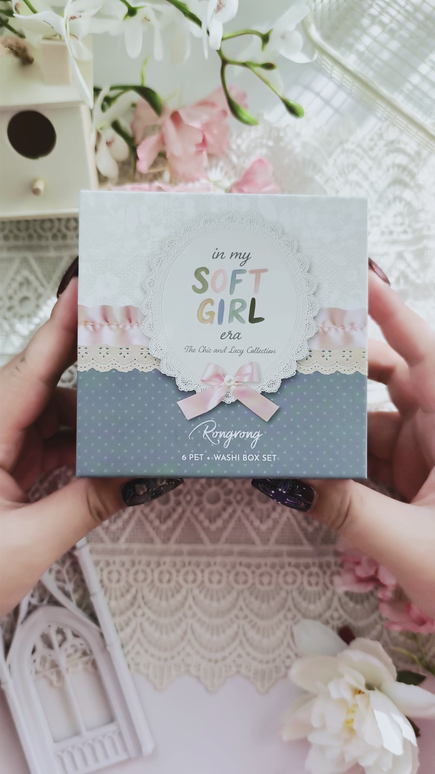 In My Soft Girl Era PET tape and washi box unboxing 