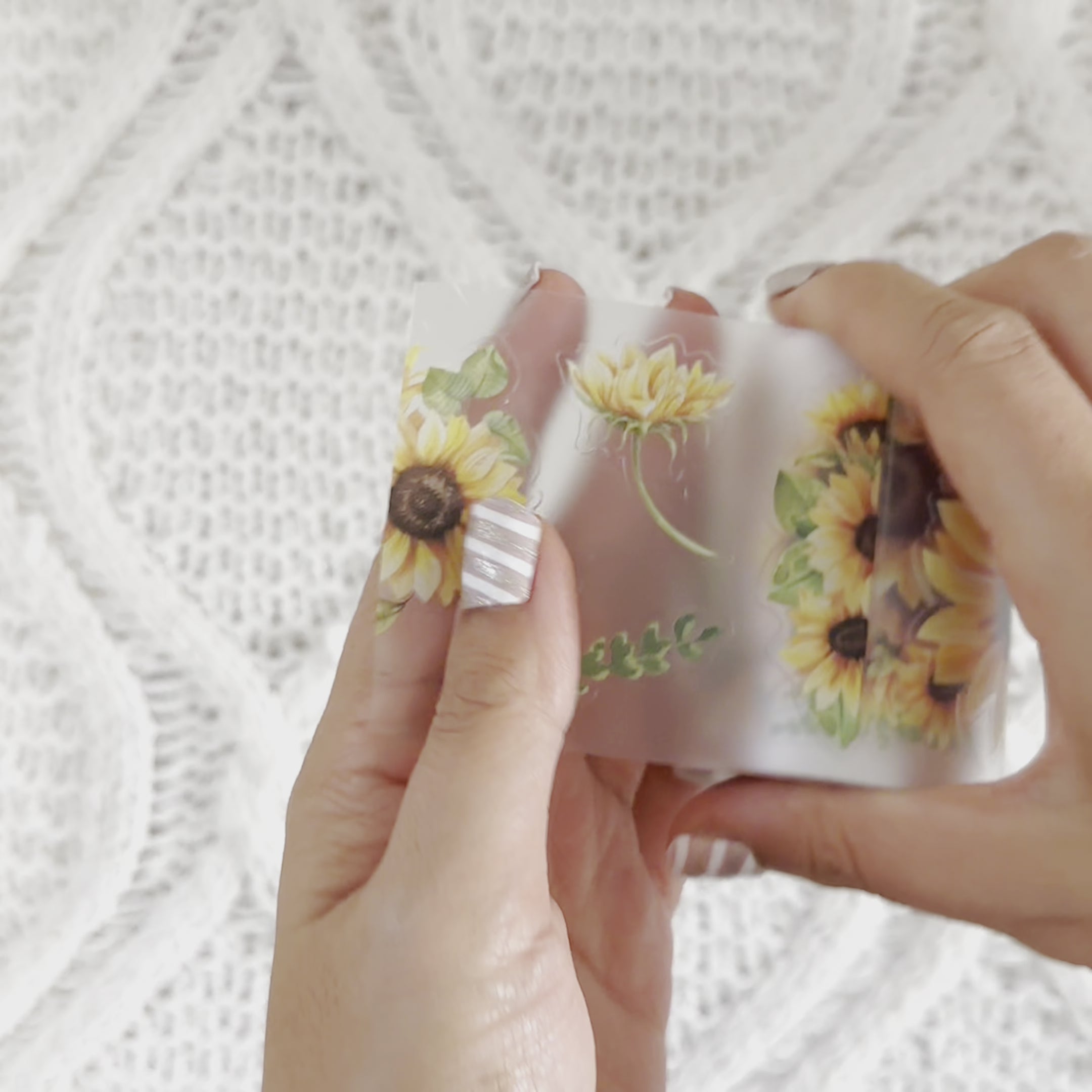 Sunflowers PET Tape