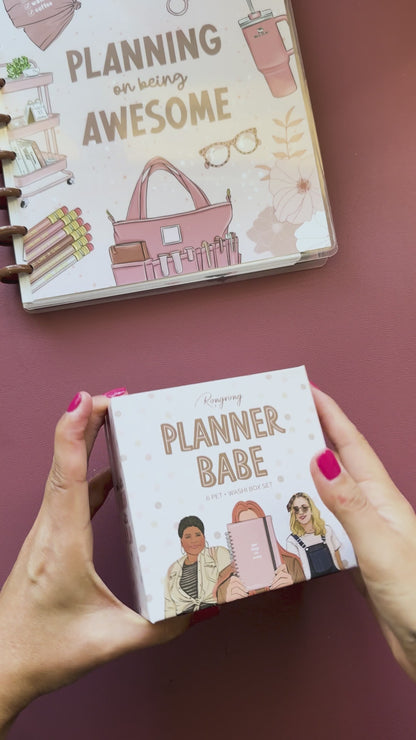 Planner Babe PET Tape + Washi Box Set