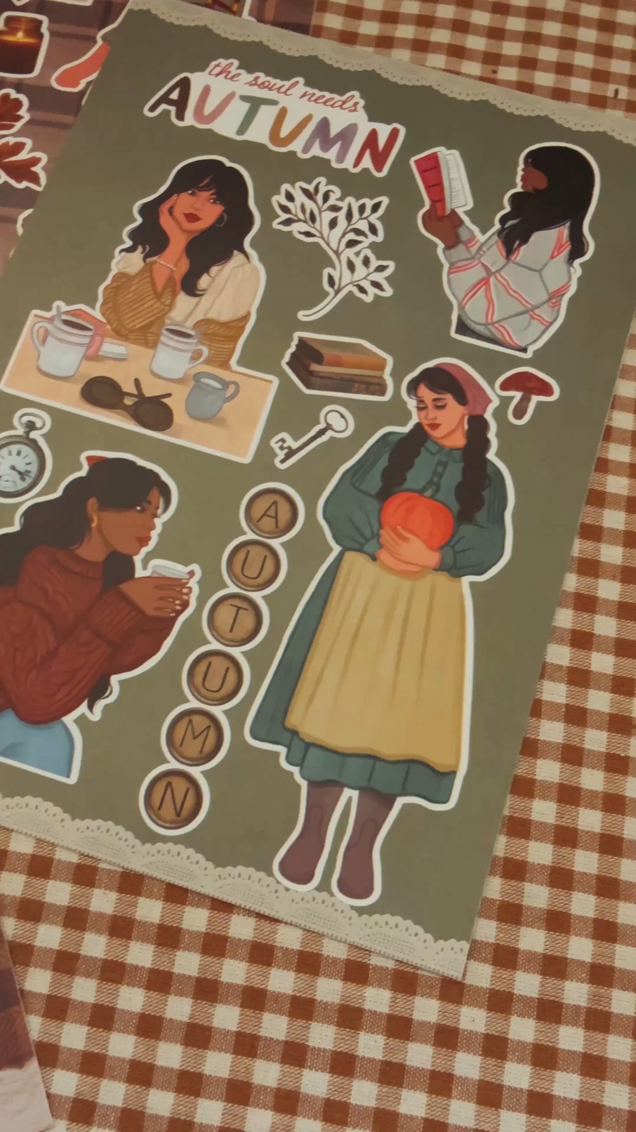 GIFT ONLY - Autumn Moments Vinyl Sticker Pack