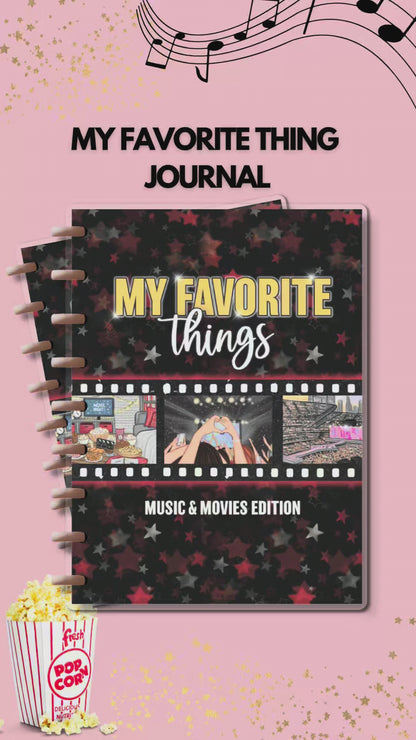 My Favorite Things Music &amp; Movies Edition Journal
