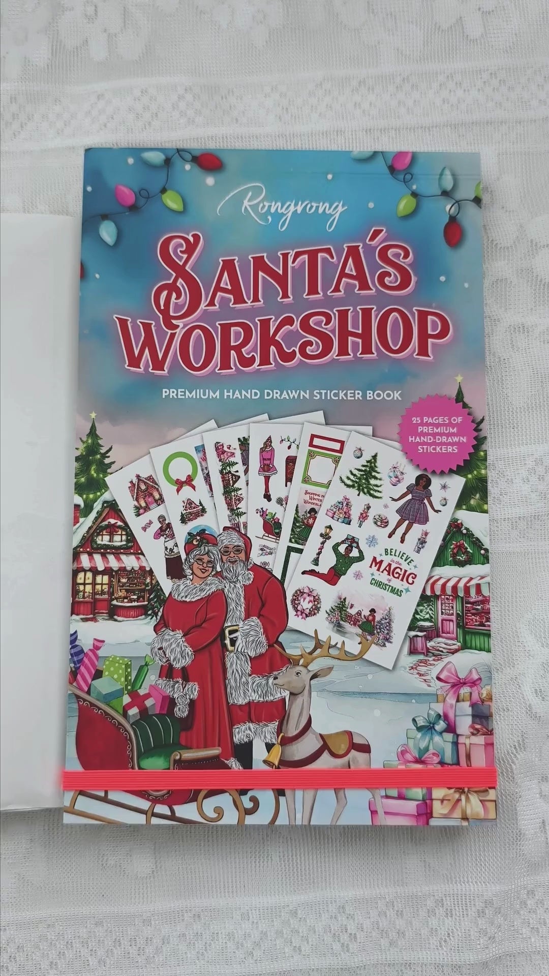 Santa's Workshop Sticker Book