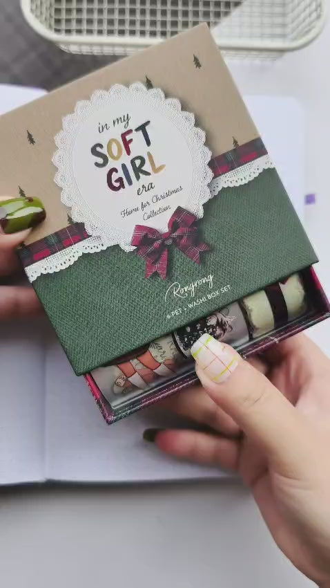 Home for Christmas Pre-cut PET Tape + Washi Box
