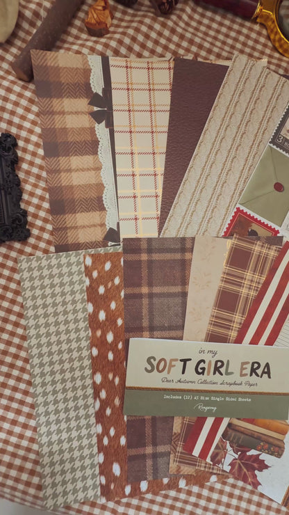 Dear Autumn Scrapbooking Paper