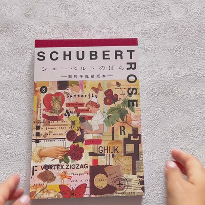 Schubert Rose Vintage Sticker Book (Not Pre-cut)