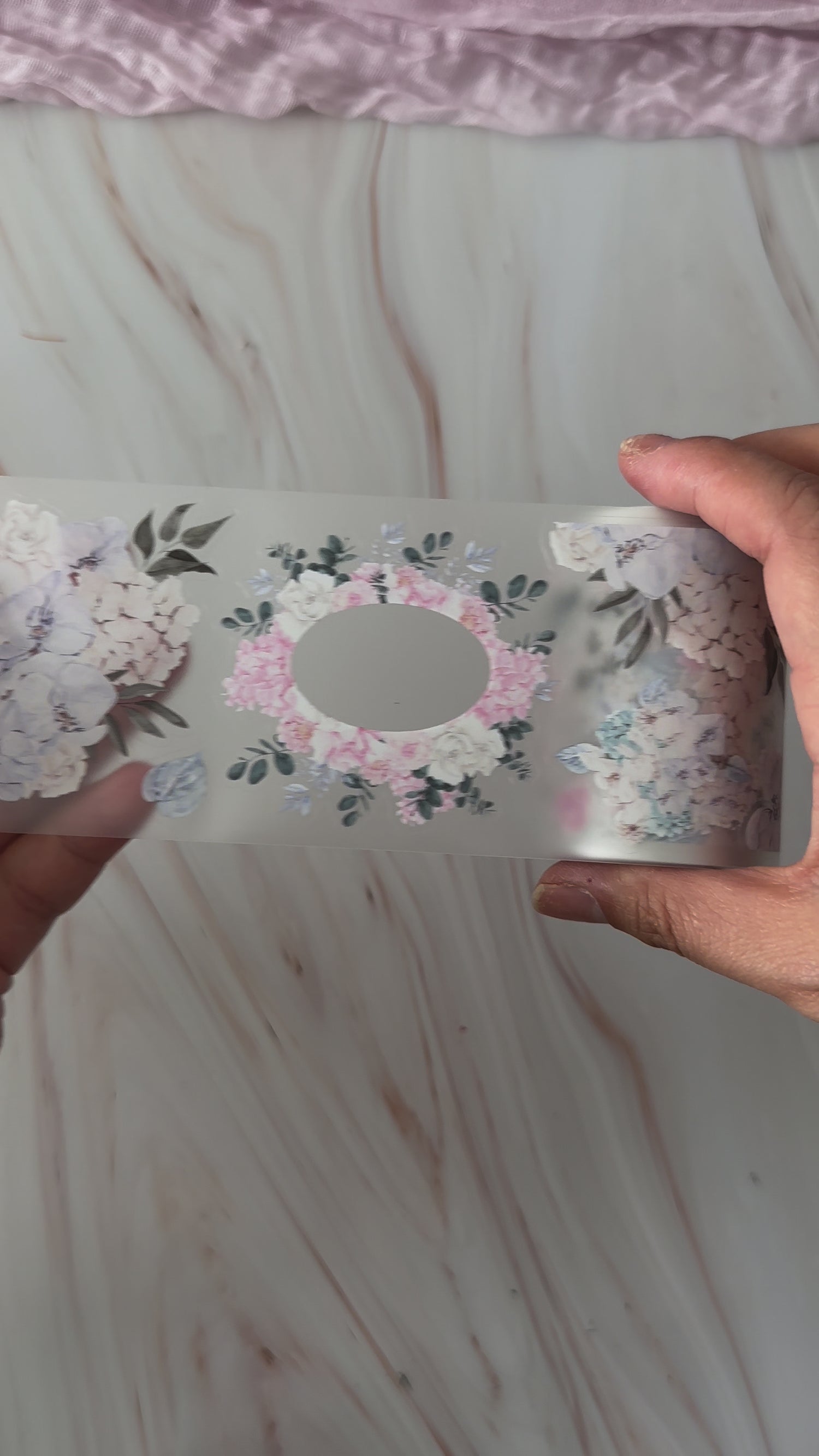 Milky Way Flowers PET Tape