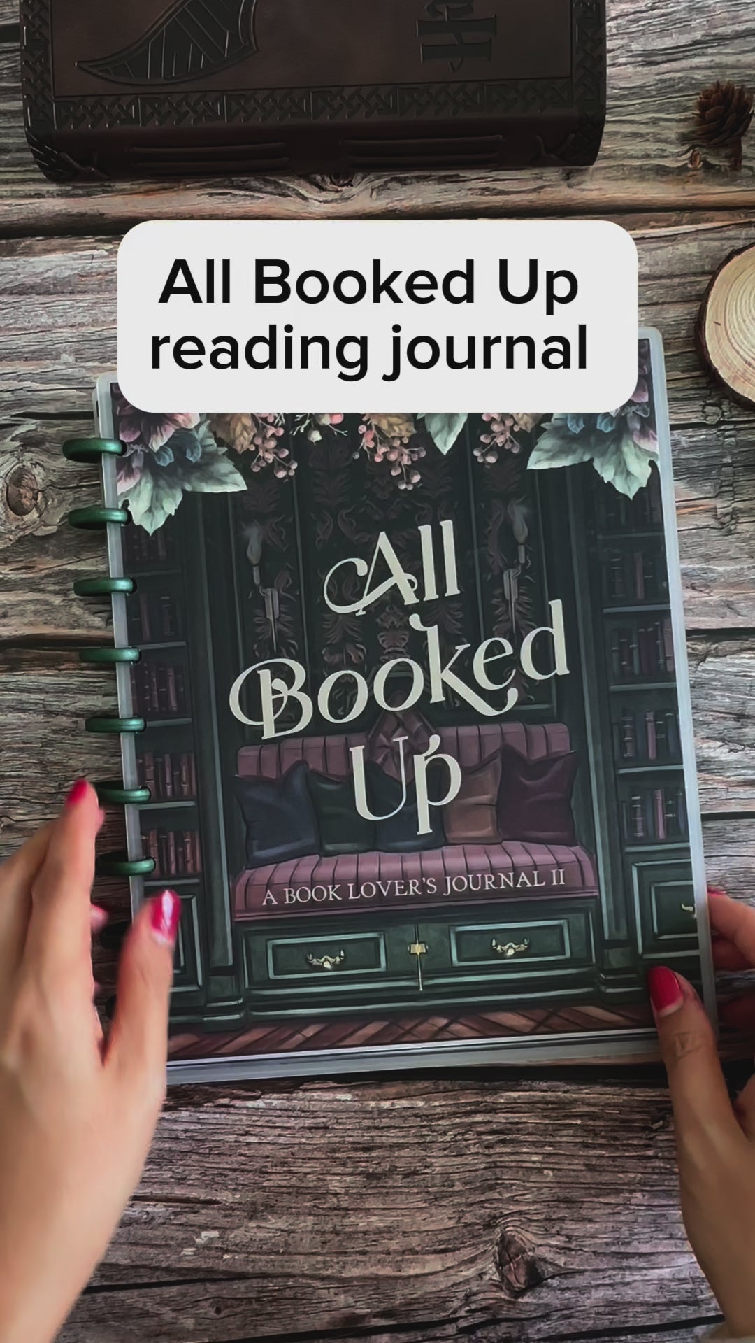 Dark Academia All Booked Up Reading Journal