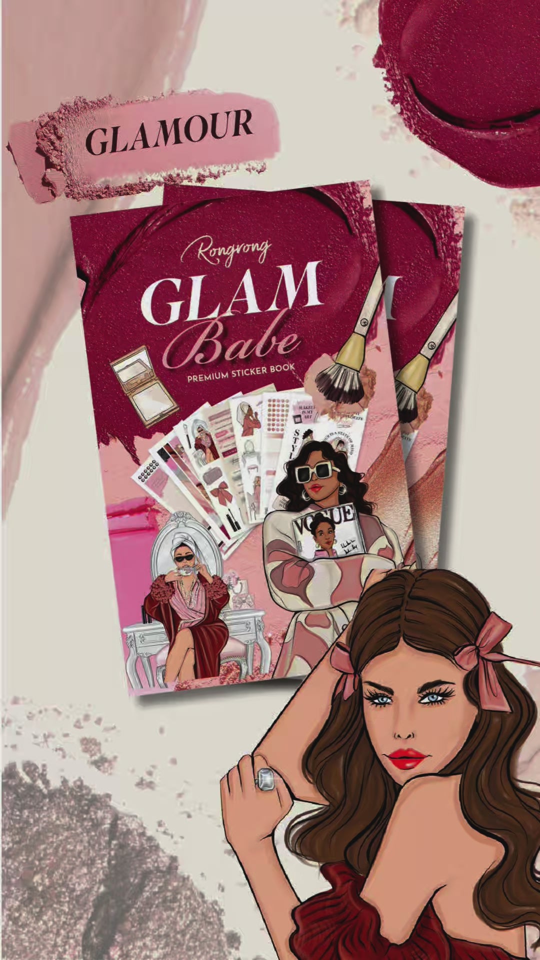 Video Flip Through of Glam Babe Sticker Book