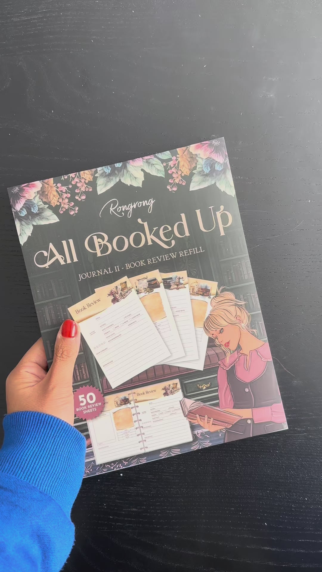 All Booked Up Journal II - Book Review Refills