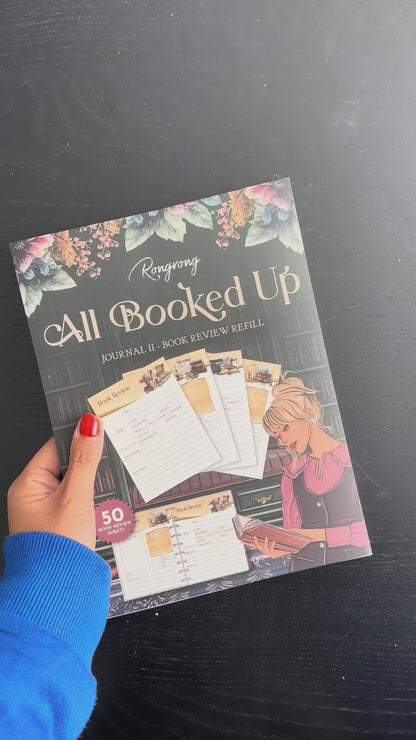 All Booked Up Journal II - Book Review Refills