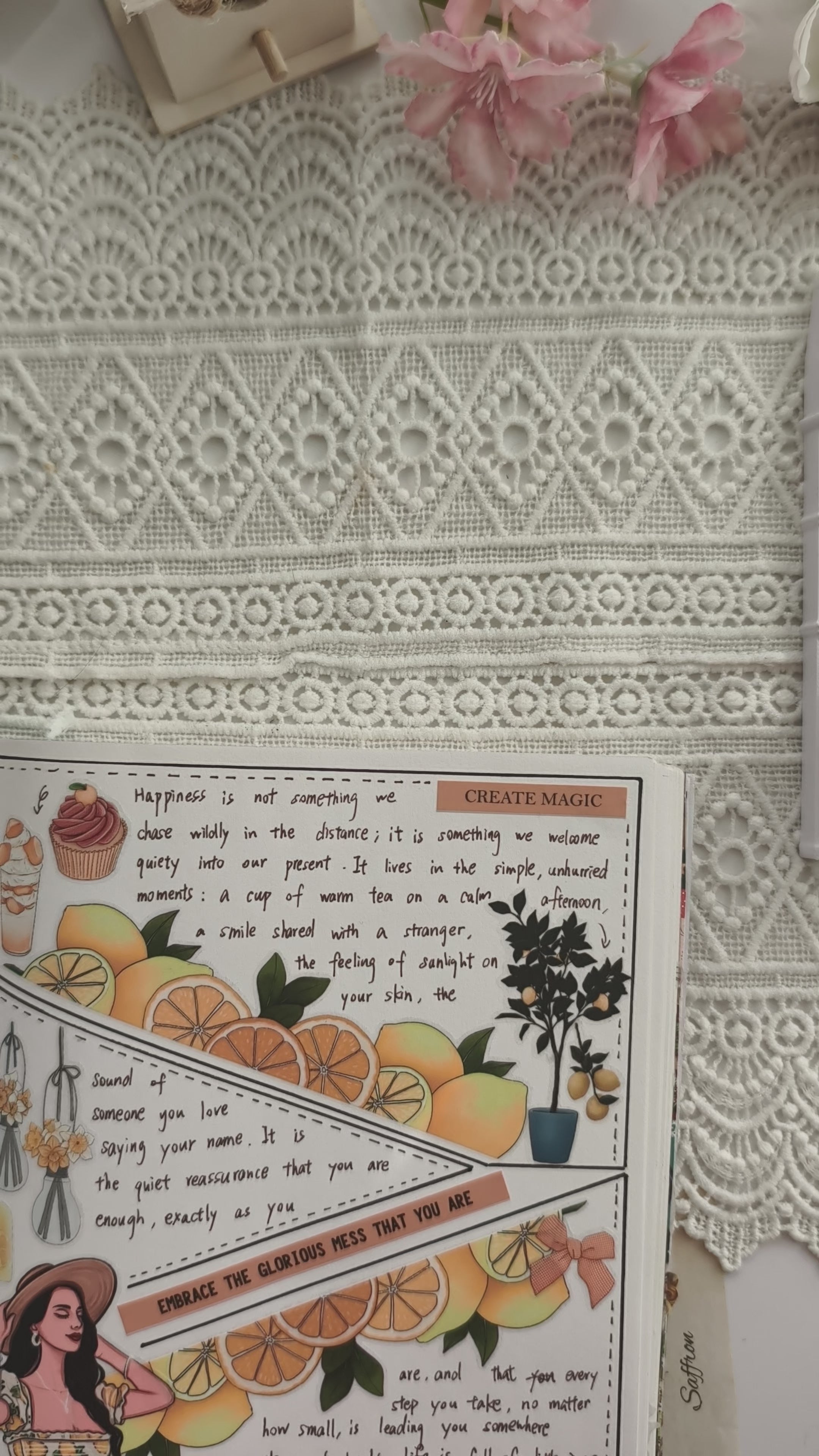 Sweet and Sour Pre-cut PET Tape 3.0 | Citrus Summer Journaling Tape