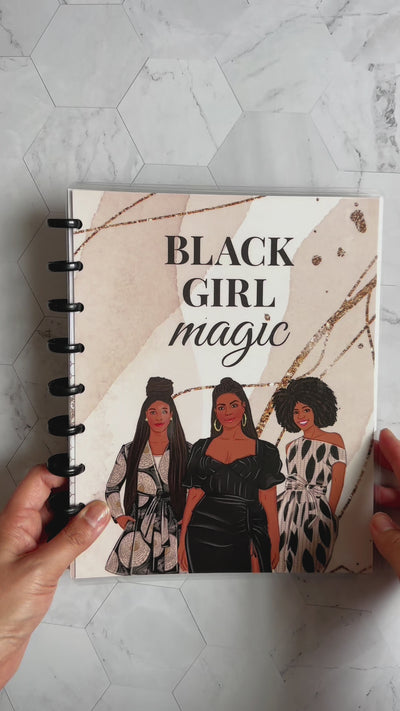 Black Girl Magic Discbound Notebook