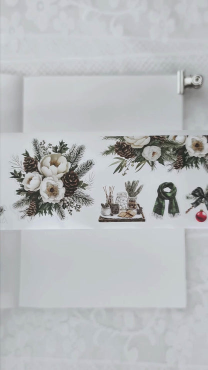 Festive Holiday Pre-cut PET Tape