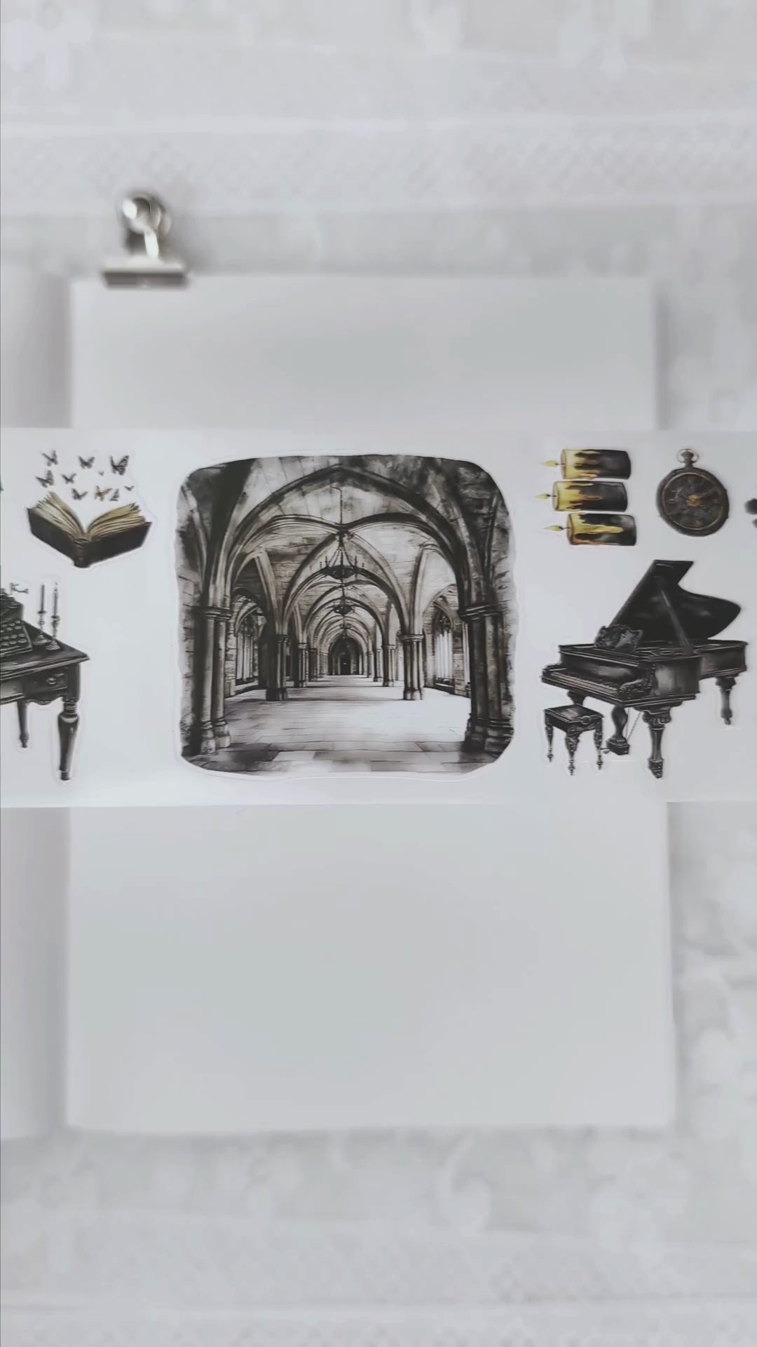 Midnight Pages Pre-cut PET Tape