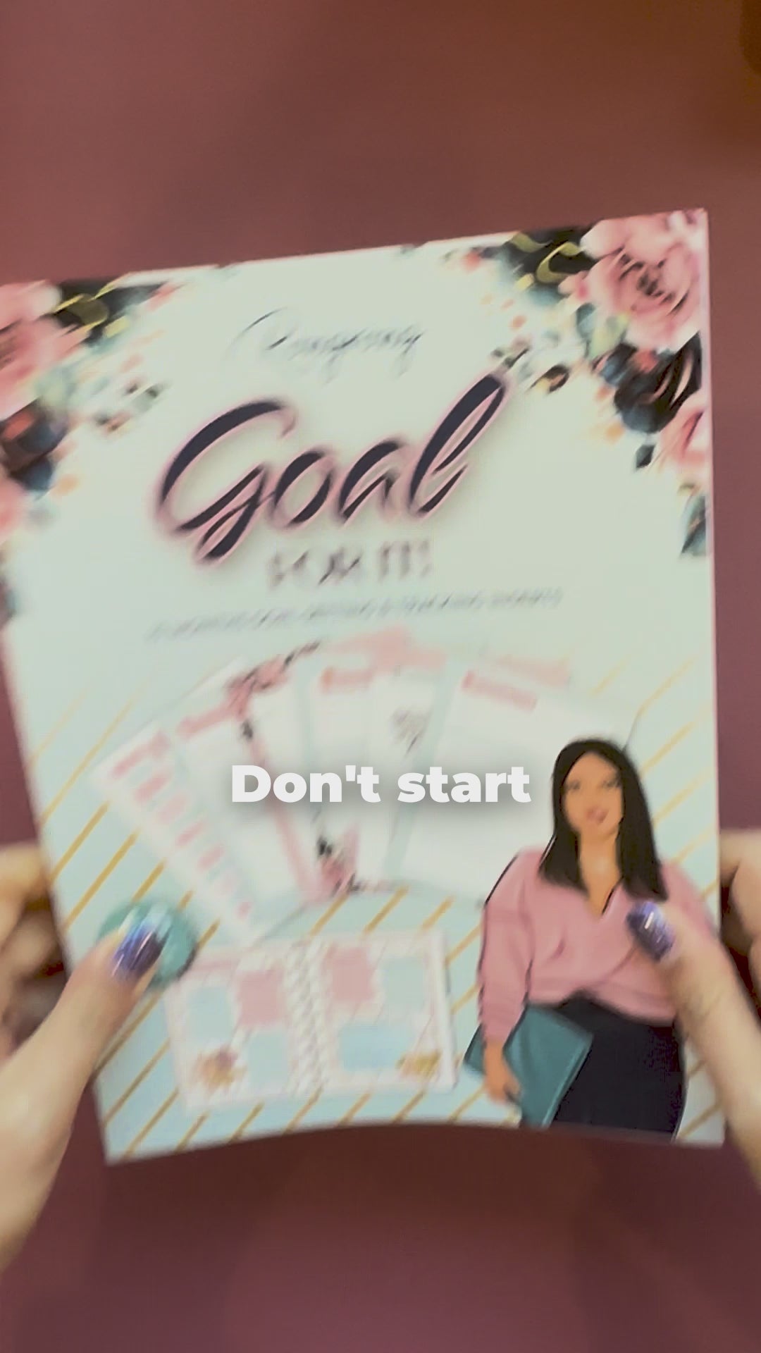 Goal For It 12 Months Goal Setting &amp; Tracking Inserts