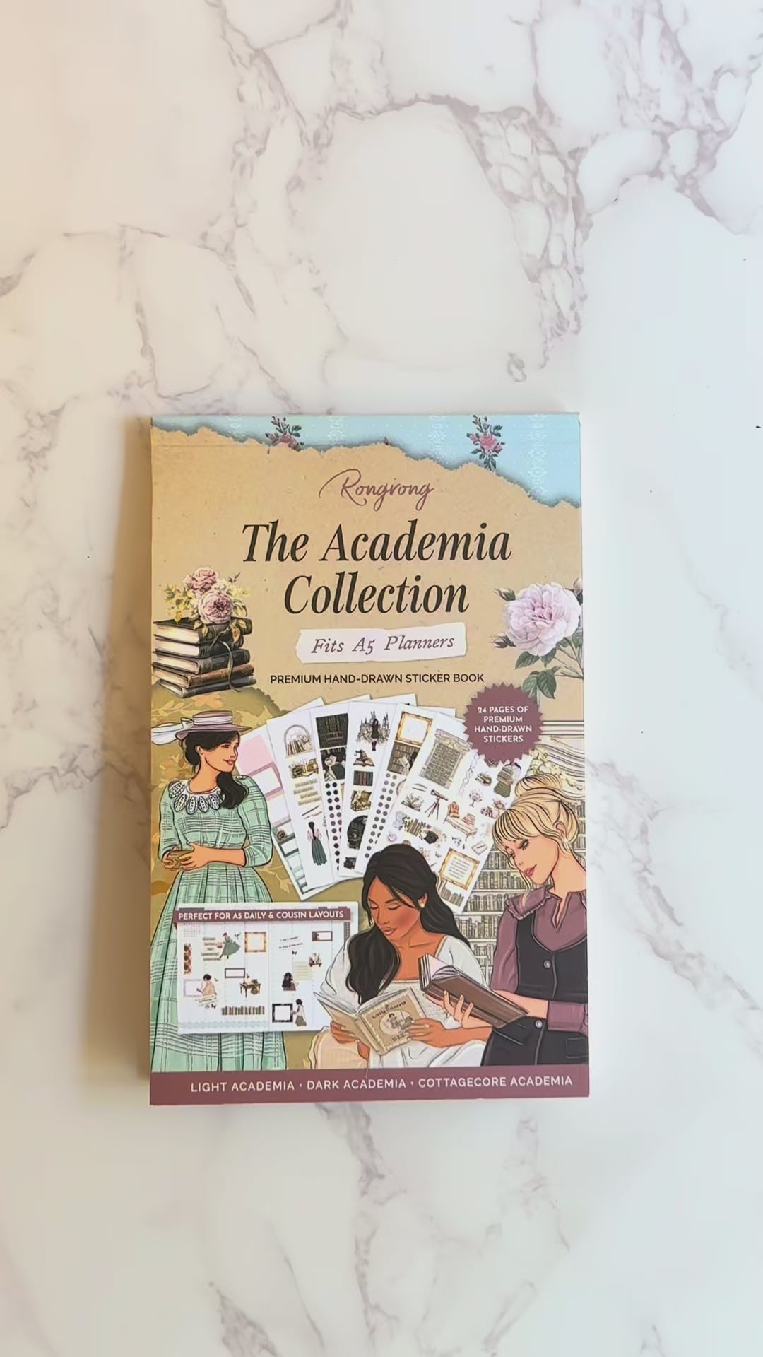 The Academia Collection Hobonichi Sticker Book