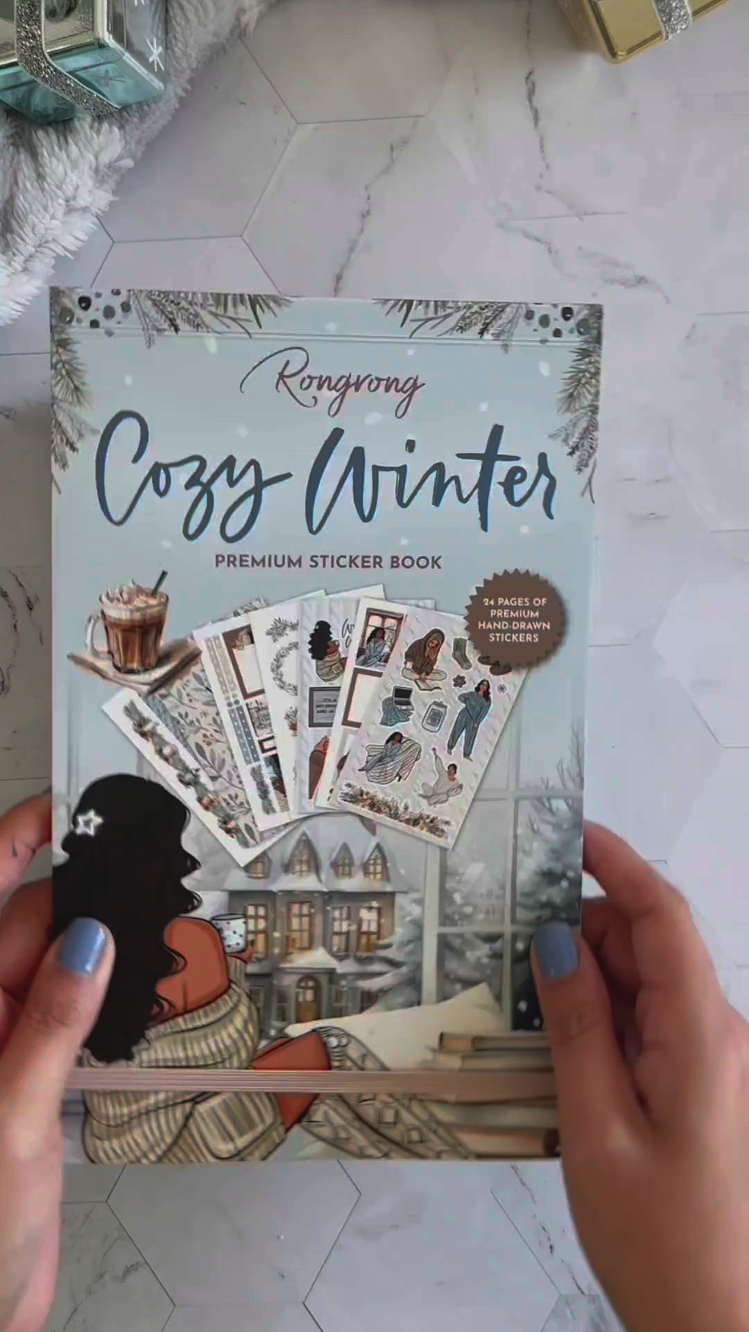 Shop Rongrong Cozy Winter Sticker Book - Journal Tutorial