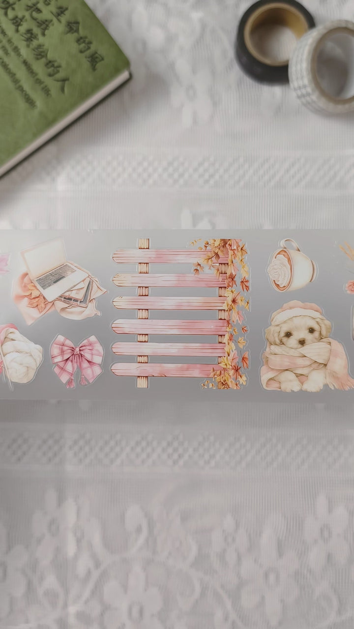 Cozy Blush Pre-cut PET Tape Product video
