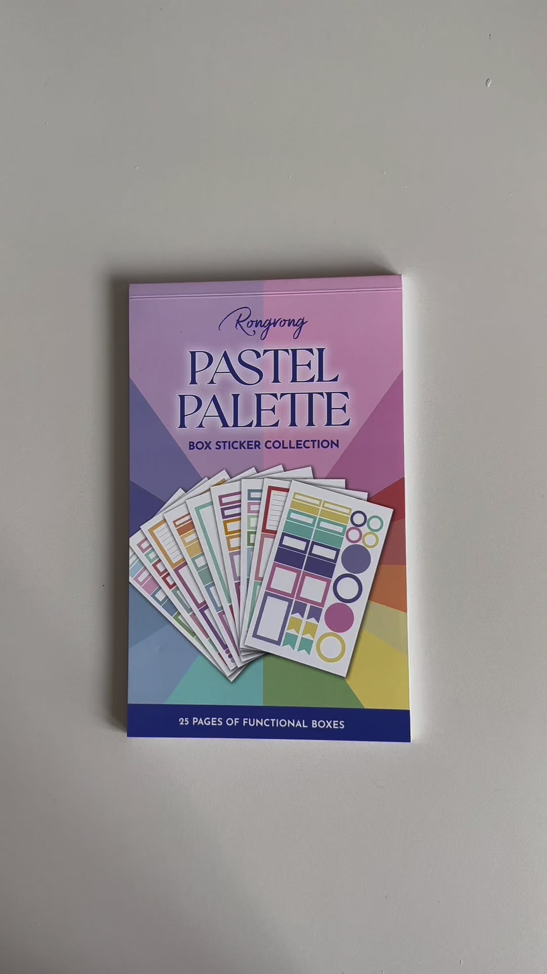 Pastel Palette Box Sticker Book [EVERYDAY LINE]