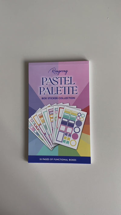 Pastel Palette Box Sticker Book [EVERYDAY LINE]