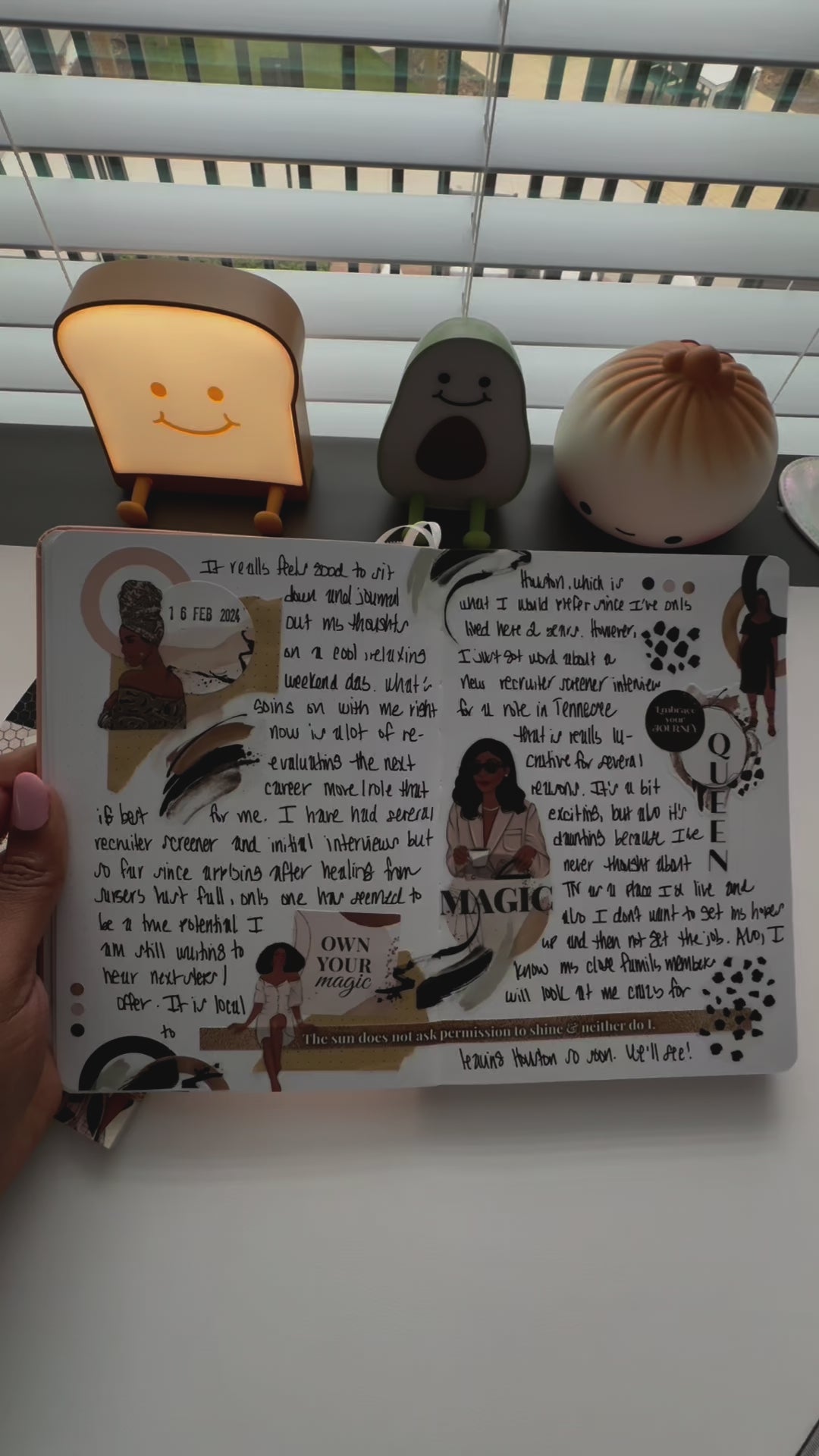 Short video preview flipping through the sticker book, highlighting colorful and empowering stickers celebrating Black girl magic.